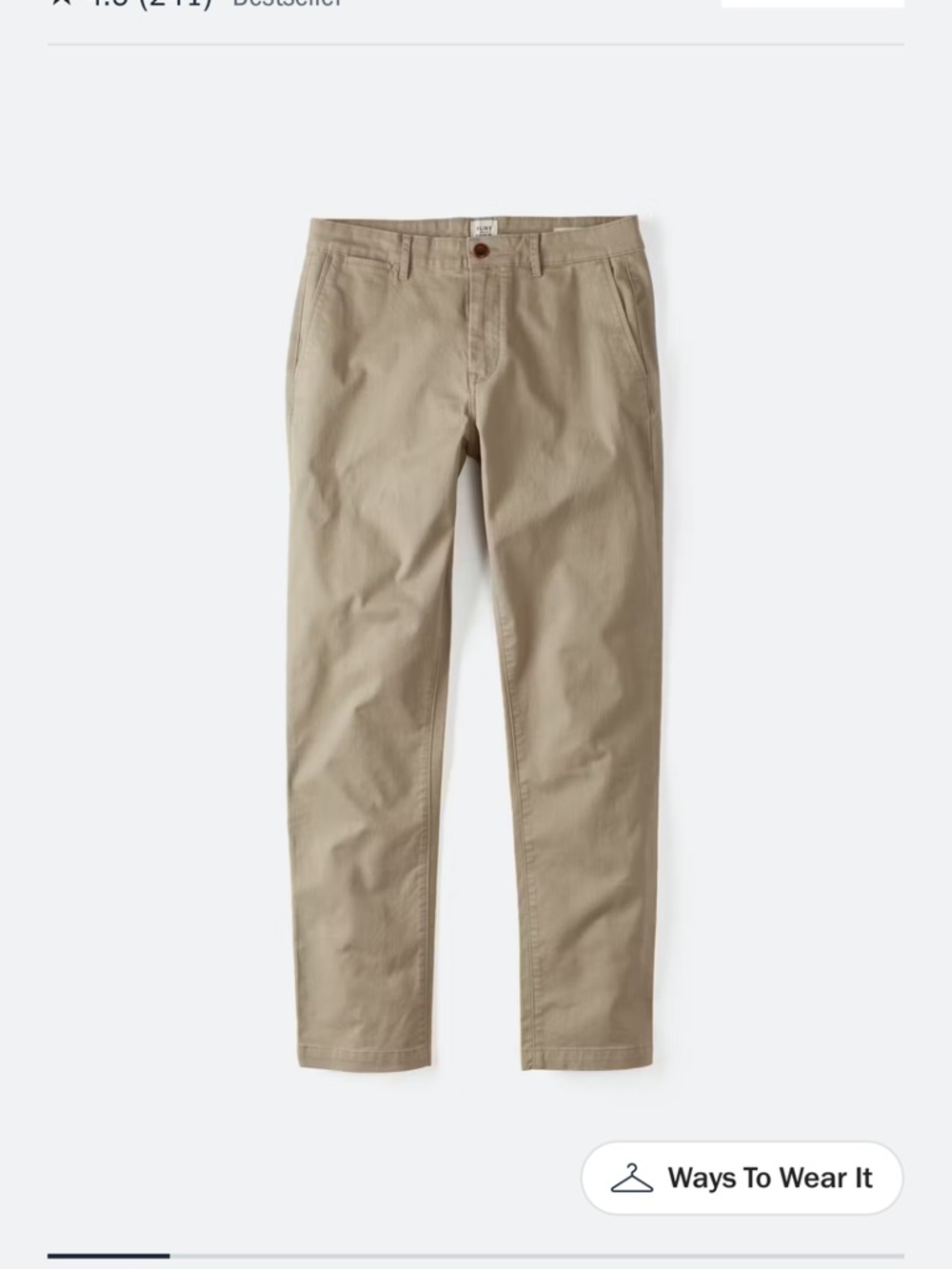 Flint and Tinder 360 Chino Khaki Pants